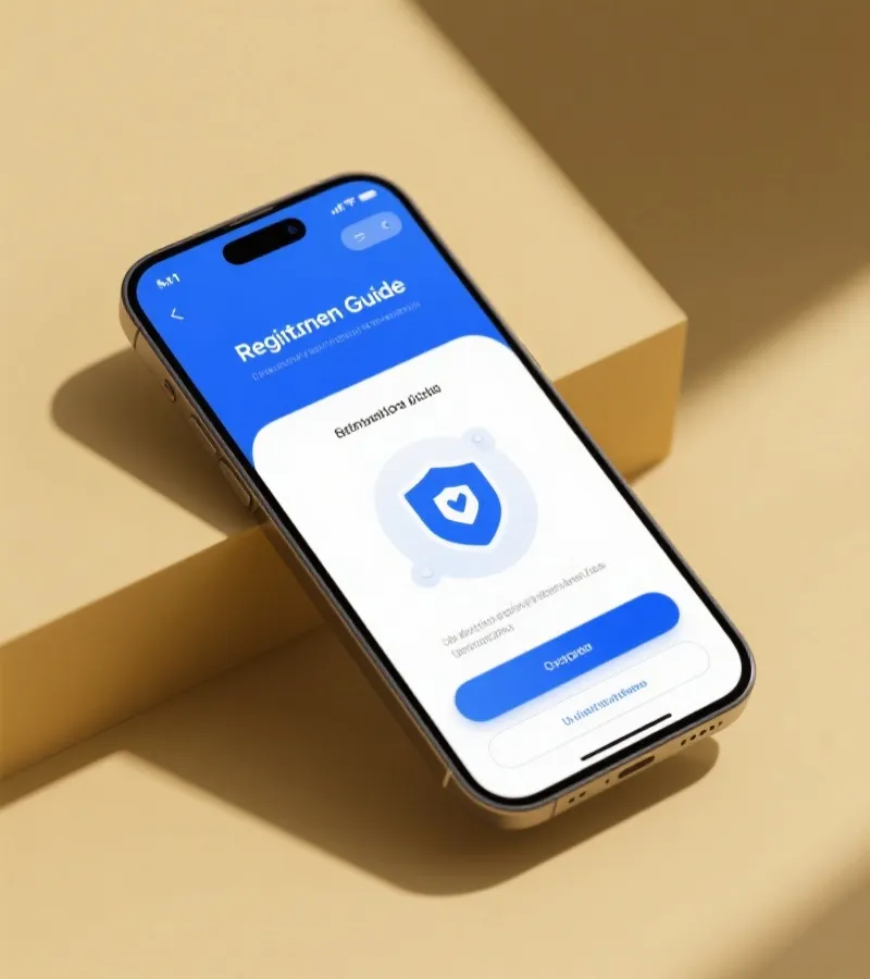 手機註冊與驗證流程示意